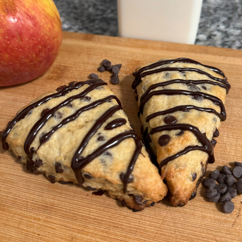 Sourdough Chocolate Chip Scones