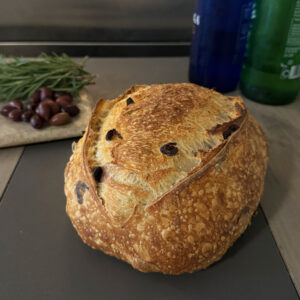 Sourdough olive and rosemary loaf - frozen