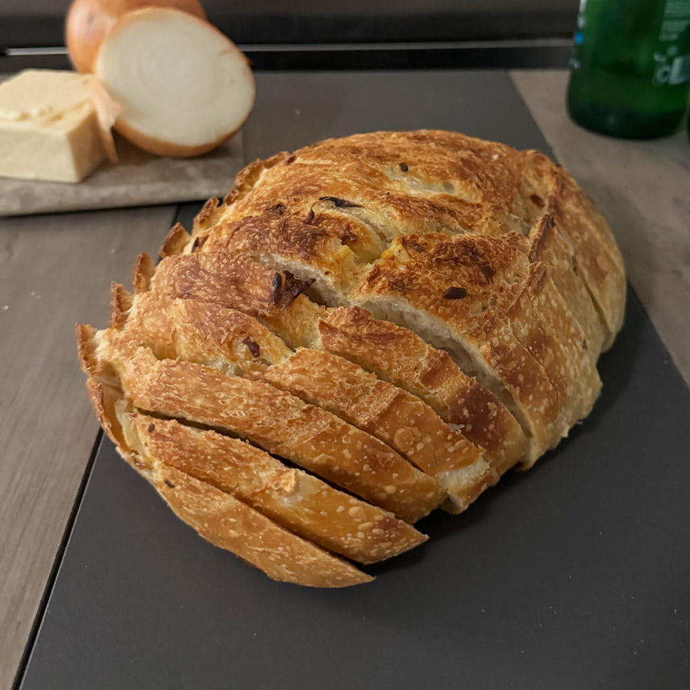 Sourdough Onion & Asiago Loaf - Frozen Sliced