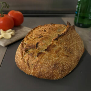 Sourdough Roasted Garlic & Italian Herbs Loaf - Frozen