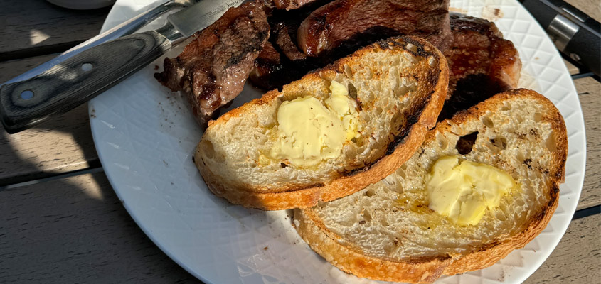 Steak and Sourdough