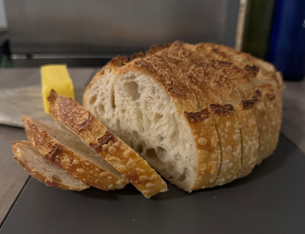 Receiving Frozen Sourdough Loaves