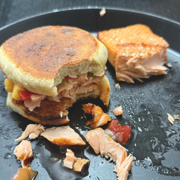 Sourdough English Muffins Salmon