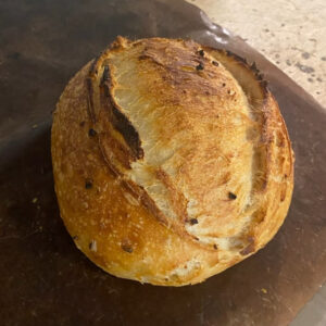 Sourdough Garlic & Pecorino Loaf